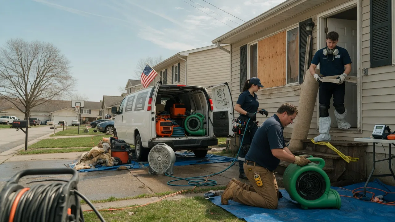 Water Damage Restoration in Dravosburg, PA near me
